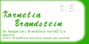 kornelia brandstein business card